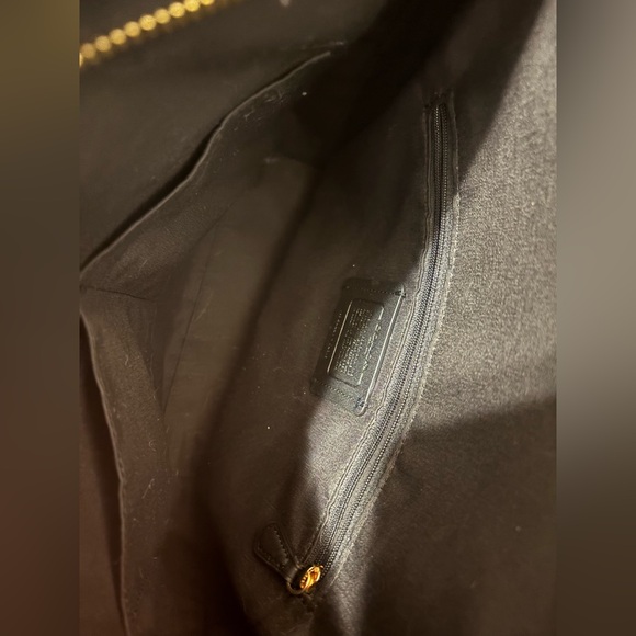 Coach Dark Brown Signature Shoulder Bag - Picture 5 of 8